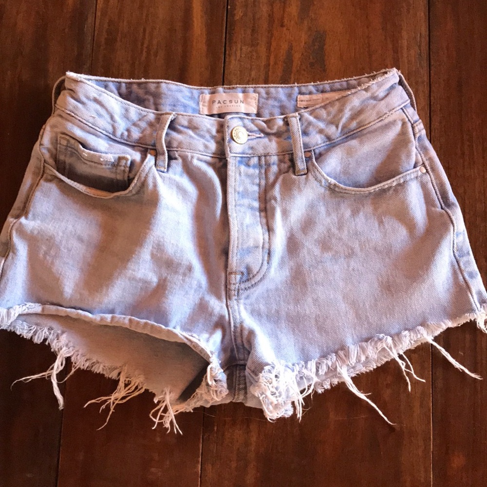 Pacsun Distressed denim shorts